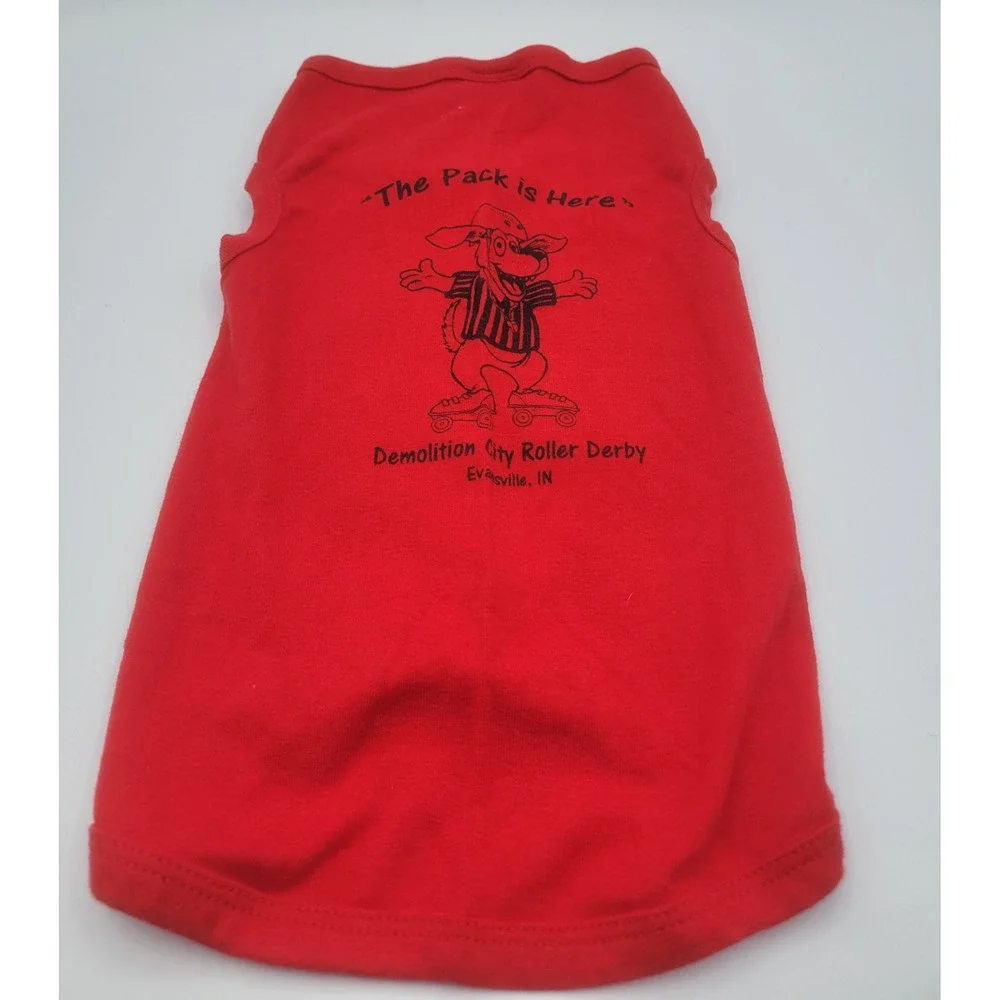 Demolition City Roller Derby Dog apperal Shirt Graphic Tank Top Evansville IN